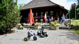 Tannenbad, Weier i.E., Restaurant, Aussenansicht, Sommer
