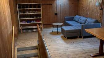 Lushütte Berghaus Gemeinschaftsraum