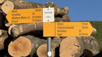 Alpwirtschaft Brestenegg Eriswil Wegweiser 1
