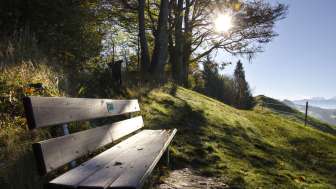 Lüderenalp, Herbst, Bänkli
